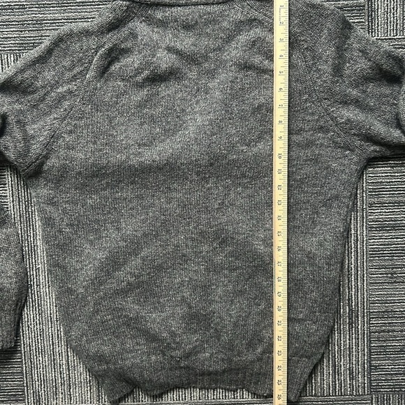 Vintage 1965 - 1975 Pendleton Men’s Pure Virgin Wool Gray Shetland Yarn Cardigan - Picture 10 of 10